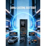 디지털 디스플레이가 장착된 타이어 인플레이터 휴대용 에어 컴프레서 무선 미니 자전 GI9 : 포레인마켓몰