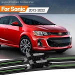 Chevrolet Sonic 2012-2022 용 2pcs 앞 유리 와이퍼 블레이드 2013 창 액세서리 : redmarket