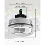 1127525334 알루미늄 128I 525I 하우징 323I 328XI 필터 커버 오일 : 해기샵