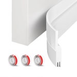 언더 도어 드래프트 에어 99 씰 드래프트 하단 1 3팩 웨더 도어 39인치) 화이트 스트 : 지피아몰