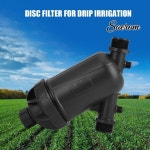 120 메쉬 낙하 관개 디스크 필터 미크론 레벨 G1 인터페이스 채반 정원 농장용 : 석전유통