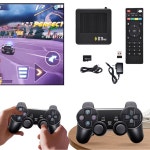 무대조명 G11 프로 비디오 게임 박스 내장 10000+ 레트로 홈 콘솔 4K HDMI 호환 출력 2.4G 무선 듀얼 게임패드 포함 : 진화상사