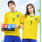 26-27 브라질 홈 F6467 노랑색 축구 유니폼 축구복 반티 : 뜀스