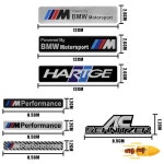 3D 알루미늄 자동차 배지 스티커 바디 트렁크 장식 데칼 액세서리 BMW M 퍼포먼스 E46 E36 G20 E90 E60 F30 F10 E39 X1 용 : 소유... 