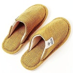 240~245mm 옐로우 린넨 발편한 슬리퍼 룸슈즈 쿠션 SWFHK5XI : Jerrymarket