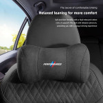 스웨이드 헤드레스트 자동차 통기성 메모리폼 목베개 BMW 퍼포먼스 F30 F10 X2 X3 E34 E53 GT G30 i3 F02 M3 M4 F94 F07 F34 용... 