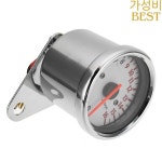 방수 범용 오토바이 속도계 2 4 스트로크 기계식 타코미터 게이지 16000 RPM (1 3 기통용) : 달콤푸딩