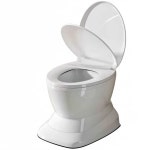 간이 변기 방 좌변기 대형 간이화장실 이동식 설치용 화이트 : 스토어 그린데이