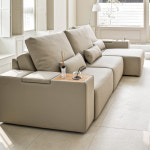 바라하우스 비르 기능성 비건레더 슬라이딩 4인용 쇼파 독일 오킨사 4세대 모터 모션 쇼파 : 바라하우스