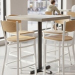 소로 에센셜 38인치 레스토 주철강 컬럼 3U201D 교체용 테이블 레스토랑 직경 : 포틴스스