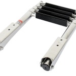 해양용 접이식 보트 수영 사다리 미끄럼 방지 계단 요트 도크 폰툰용 새 제품 1. 4-step : 직구다이브2호점