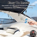 6.5 인치 해양 스피커 RV 요트 골프 ATV 선박 사우나 용 120W 방수 내후성 스테레오 : 러셀글로벌