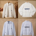 [엄브로] UR221CJK63 시어서커 스탠넥 블루종 자켓 2컬러 : 쿠로래빗