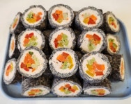 멍김밥 강아지김밥 야채김밥 100g 밥꾸템 : 곡식이네 수제간식