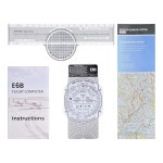 메드아키텍 항공 플로터 키트, 조종사를 위한 E6B 비행 컴퓨터 슬라이드 규칙에는 플로터, 가이드북 및 보관 가방 호환 학생 파일럿 번들 IFR... 