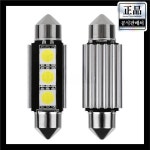 호환 10 Pcs 31/36/39/41MM 자동차 돔 라이트 300LM 12V 독서 조명 전구 백색광 인테리어 차량 : 셀탑스온