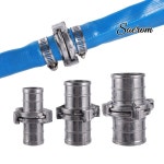 클램프가있는 밴드 호스 퀵 커넥터 알루미늄 합금 커플 링 1 /1.5/2 농업 관개 농장 과수원 피팅 : 석전상사