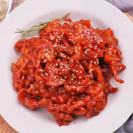 수리 직화 불맛 닭목살 닭발 불막창 : 바른씨