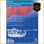 갤럭시 # D35009 1/35 스케일 PLZ05 자체 추진 다이컷 유연한 마스크는 Meng TS-022 모델의 외관을 향상시킵니다. : pickandflow8