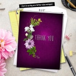 카드 회사 아름다운 감사 1장 8.5x11인치 A4크기인치 예쁜 꽃 문구 봉투 포함 많은 인사 J6842GTYG Blessings : EASTHOME 이스트홈