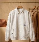 [엄브로] UR221CJK63 시어서커 스탠넥 블루종 자켓 2컬러 : 쿠로래빗