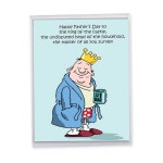 노블웍스 점보 파더스 데이 카드 펀 8.5x11인치 A4크기 인치 아빠 호환 유쾌한 인사 노트 킹 오브 더 캐슬 J0239 Dad Farted Again... 