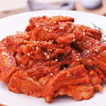 수리 직화 불맛 닭목살 닭발 불막창 : 바른씨