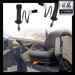 호환 두산 DH DX150 215 300 370-9C용 3버튼 굴삭기 조이스틱 부속품 핸들 기어 좌우 세트 : 셀탑스온