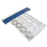 8개/세트 피스톤 링 세트 STD 1130300024 G500 ML500 W211 W164 M113 5.0L V8 08-452500-00용 : 찬스연구기지