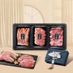 농협안심 한돈 삼겹살 목살 앞다리살 세트 1.5kg 돼지고기 실속세트 : 우리안심한우