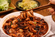 바른씨 쭈꾸미볶음 500g 낙지볶음 양념 쭈꾸미 캠핑 음식 밀키트 : 바른씨