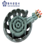 동아공업사 LPG전용 준저압 3구 3열 대 삼중버너 고화력 업소용 주물가스버너 식당용 : 에이스트-