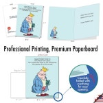 노블웍스 점보 파더스 데이 카드 펀 8.5x11인치 A4크기 인치 아빠 호환 유쾌한 인사 노트 킹 오브 더 캐슬 J0239 Dad Farted Again... 