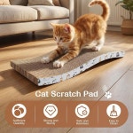 FIWOCHIC 스크래칭 판지 벌크 16개 - 33 4 X 15 2 1 2CM 13 6 0 8인치 내구성 있는 스크래치 패드 양면 안전 실내 새끼 쉼터 길 잃은 수면... 