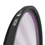 리플렉스 카메라 52MM ND8 스톱 ND 렌즈 필터 DSLR 감소로 부드러운 움직임과 흐릿한 배경을 위한 프리미엄 독일 광학 유리 나노 코팅 37mm... 
