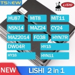 리시 2 IN 1 HU87 MAZ2014 DW04R NSN14 MIT11 CY24 MIT8 HYN7R FO38 HY16 열쇠공 도구 : 바이셀원제로쓰리