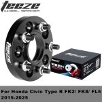 티즈 휠 스페이서 5x120 CB 64.1mm M14x1.5 허브 어댑터 타이어 액세서리 혼다 시빅 타입 R FK2/ FL5용 분리형 1개 : 써니코퍼레이션