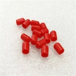 SMA BNC 커넥터용 더스트 캡 PVC 보호 커버 레드 블랙 ELINK   12mm 500 개 : 에스에스물류상사