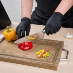 레스토랑웨어 센세이 13.3인치 전문 일식 나이프 1 샤프 셰프 나이프 - 고탄소 67층 블루 다마스쿠스 스틸 야채와 고기를 자르는 인체공학적... 