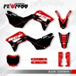 Fewfuss 그래픽 데칼 스티커 오토바이 배경 맞춤형 HONDA CRF 125 F CRF125F 2019 2020 002 : 바이셀나인티에이트