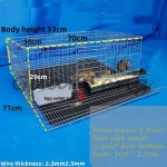 2세트 대형 가족 농장용 메추리 병아리 새 꿩 비둘기 앵무새 산란 케이지 사육장 공장 : 마정물류