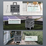 3000W 3kw 5kw 10kw 태양광 발전 시스템 키트 리튬 배터리 저장 MPPT 점프 스타터 RV 포트 오프그리드 주택 에너지용 : 세븐틴코퍼레이션