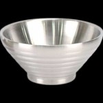 스텐 이중 빙수볼 1호 16cm 디저트접시 주방용품 빈티지그릇 : 시그널하트