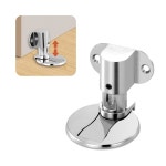 보이지 않는 마그네틱 도어 스토퍼, 조절 가능한 바닥 서 있는 드릴이 없는 간편한 설치, 벽 손상 방지(실버-1 팩) Black-1 Pack : Amazing008