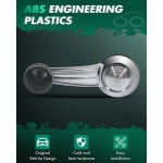 도어 드라이버 뷰익 4PCS 윈도우 인테리어 크랭크 프론트 조수석 크롬 좌측 일렉트라와 : 바다건너창고앞