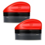 DEAELF 2PCS 자동차 필름 청소 브러시 업그레이드 클리어비전 앞유리 도구 I78 : 포레인마켓몰
