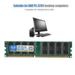 1G 데스크탑 RAM 메모리 DDR 400MHz PC3200 184핀 컴퓨터 2.6V 전용 : 망고베리트레이딩