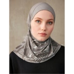 기하학 패턴 이너 히잡 헤어밴드 여성용 스포츠 스타일 머리띠 편안한 착용감 H9411 : 알바트로스 Albatrus