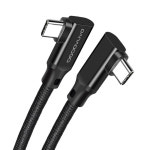 해외마켓닷닷 | 바라보고 더블 ㄱ자형 USB3.2 C to C타입 고속충전케이블 4K 블랙, 1개, 3m : 주식회사 바라보고