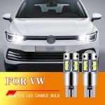 2xFor VW 골프 mk3 mk4 mk5 mk6 3 4 5 6 Passat B5 B5.5 B6 B7 B8 CC 폴로 6r Touran 캐디 2 LED 클리어런스 라이트 램프 W5... 